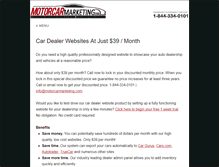 Tablet Screenshot of motorcarmarketing.com
